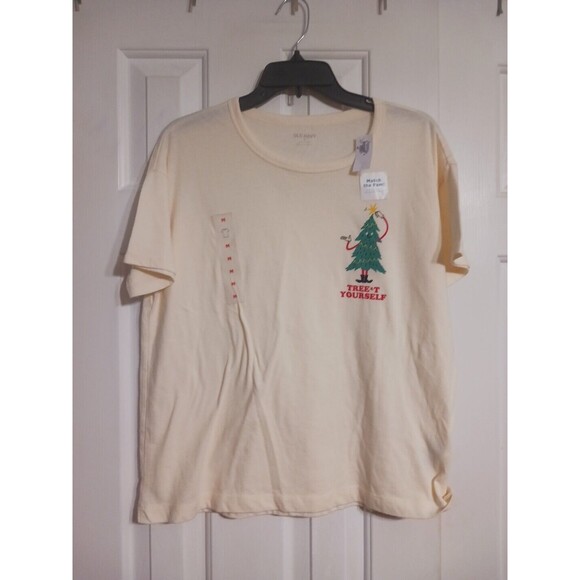 NWT Women's Old Navy Tree-t Yourself Christmas Tee Size M - Picture 2 of 2